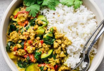 COCONUT SPINACH TURKEY CURRY | Performance