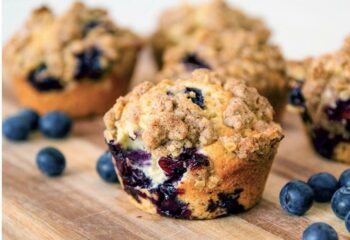 Protein Blueberry Cupcakes