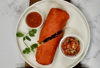 JALAPEÑO CHICKEN SAUSAGE & EGGS BURRITO